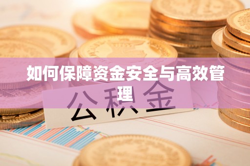松潘如何保障资金安全与高效管理