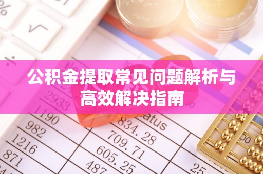 松潘公积金提取常见问题解析与高效解决指南