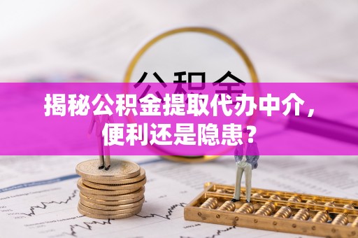 松潘揭秘公积金提取代办中介，便利还是隐患？