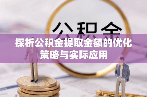 松潘探析公积金提取金额的优化策略与实际应用