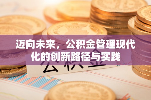 松潘迈向未来，公积金管理现代化的创新路径与实践