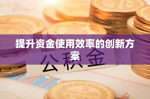 松潘提升资金使用效率的创新方案