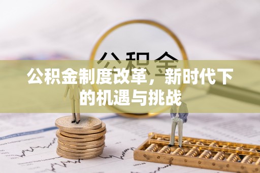 松潘公积金制度改革，新时代下的机遇与挑战