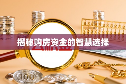 松潘揭秘购房资金的智慧选择