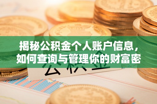 松潘揭秘公积金个人账户信息，如何查询与管理你的财富密码