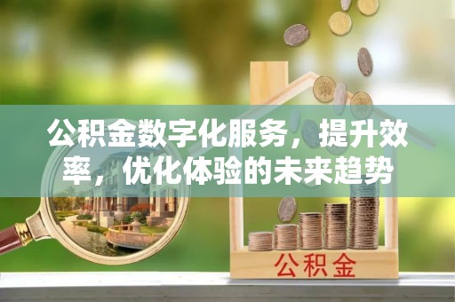 松潘公积金数字化服务，提升效率，优化体验的未来趋势