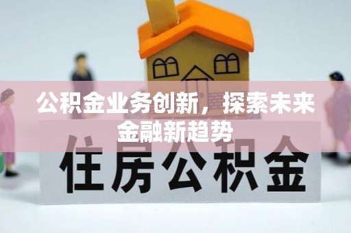 松潘公积金业务创新，探索未来金融新趋势