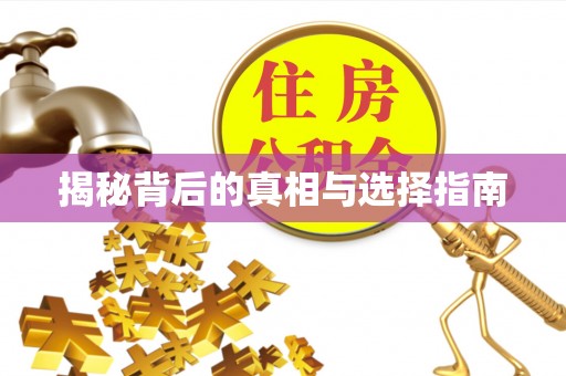 松潘揭秘背后的真相与选择指南